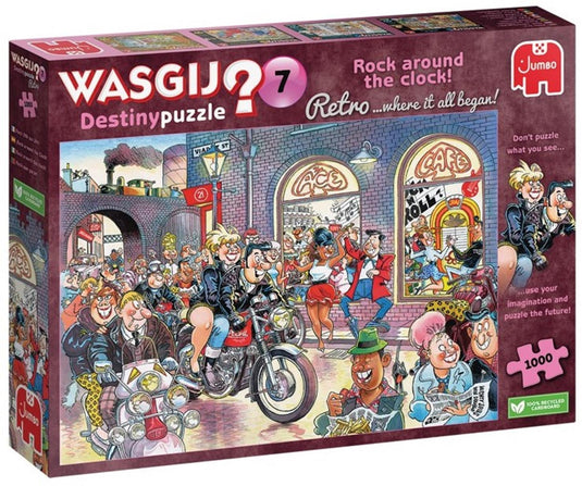 Wasgij Retro Destiny 7 - Rock around the clock!, 1000st.