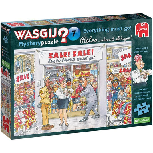 Wasgij Retro Mystery 7 - Uitverkoop!, 1000st.