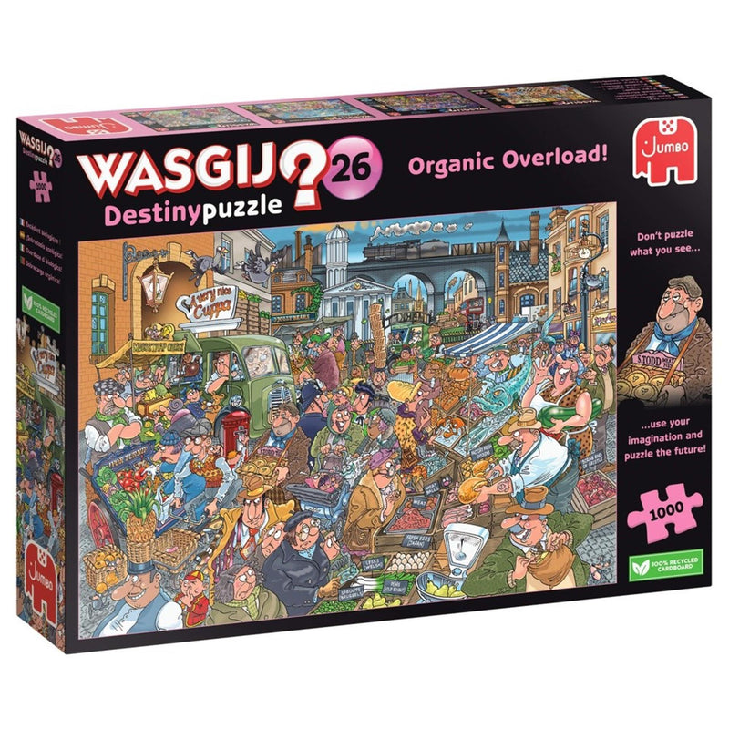 Afbeelding laden in galerijviewer, Jumbo wasgij destiny 26 legpuzzel - barstensvol bio!, 1000st.
