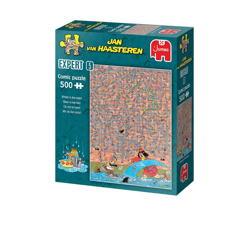 Afbeelding laden in galerijviewer, Jumbo jan van haasteren puzzel expert 5 waar is het lek? 500pcs
