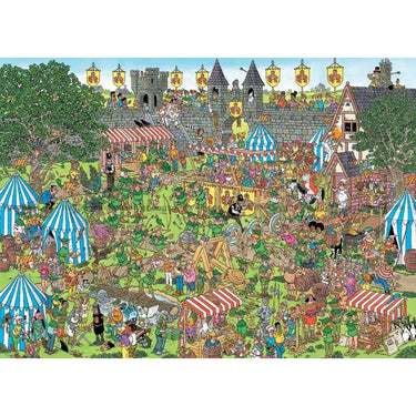 Jumbo jan van haasteren puzzel robin hood festival 1500 stukjes