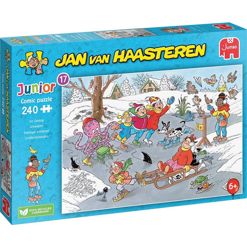 Afbeelding laden in galerijviewer, Jumbo jan van haasteren junior schaatsen (240 stukjes) fsc mix 70%
