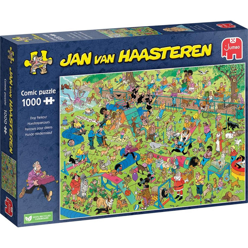 Afbeelding laden in galerijviewer, Jumbo jan van haasteren hondenparcours (1000 stukjes) fsc mix 70%
