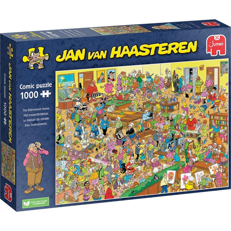 Afbeelding laden in galerijviewer, Jumbo jan van haasteren puzzel het bejaardentehuis 1000 stukjes
