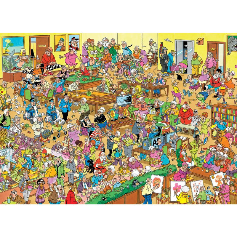 Afbeelding laden in galerijviewer, Jumbo jan van haasteren puzzel het bejaardentehuis 1000 stukjes
