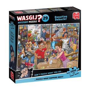 Jumbo wasgij mystery 29 - donatiedebacle! (1000 stukjes) fsc mix 70%