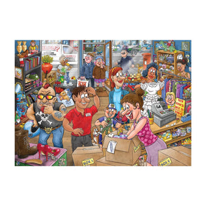 Jumbo wasgij mystery 29 - donatiedebacle! (1000 stukjes) fsc mix 70%