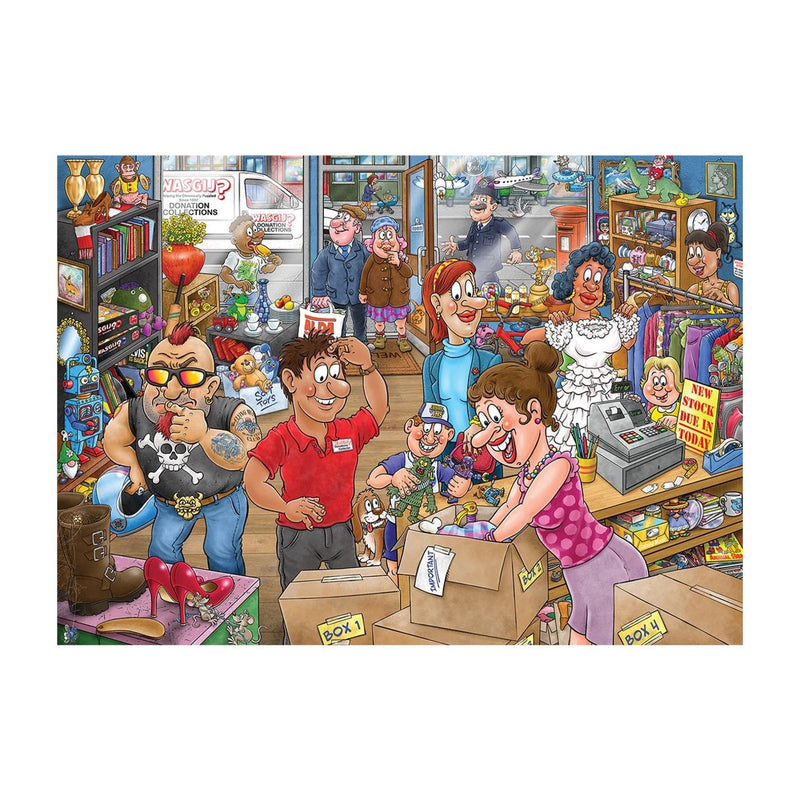 Afbeelding laden in galerijviewer, Jumbo wasgij mystery 29 - donatiedebacle! - 1000st.
