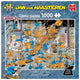 Jumbo puzzel jvh oldtimers karren maar!1000pcs