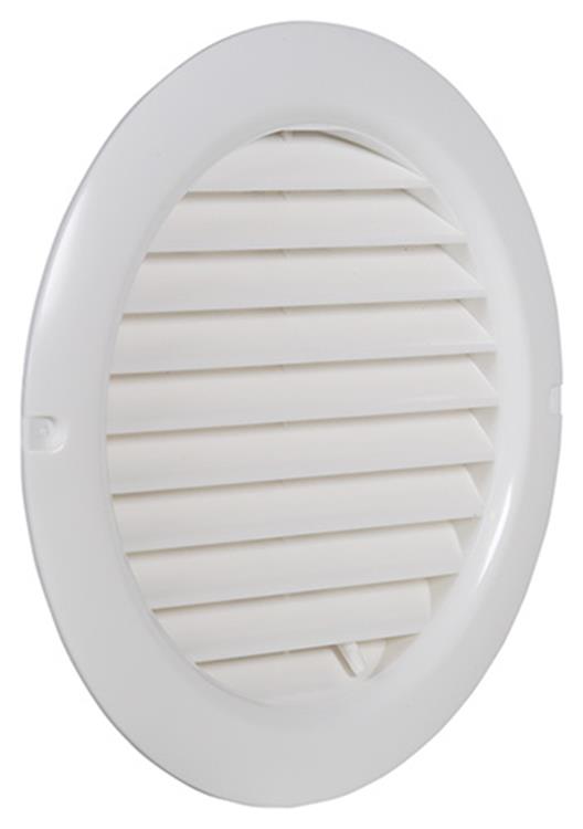 Afbeelding laden in galerijviewer, Renson 1006743 - rooster rond pvc735 wit 100-150mm | 1 stuks

