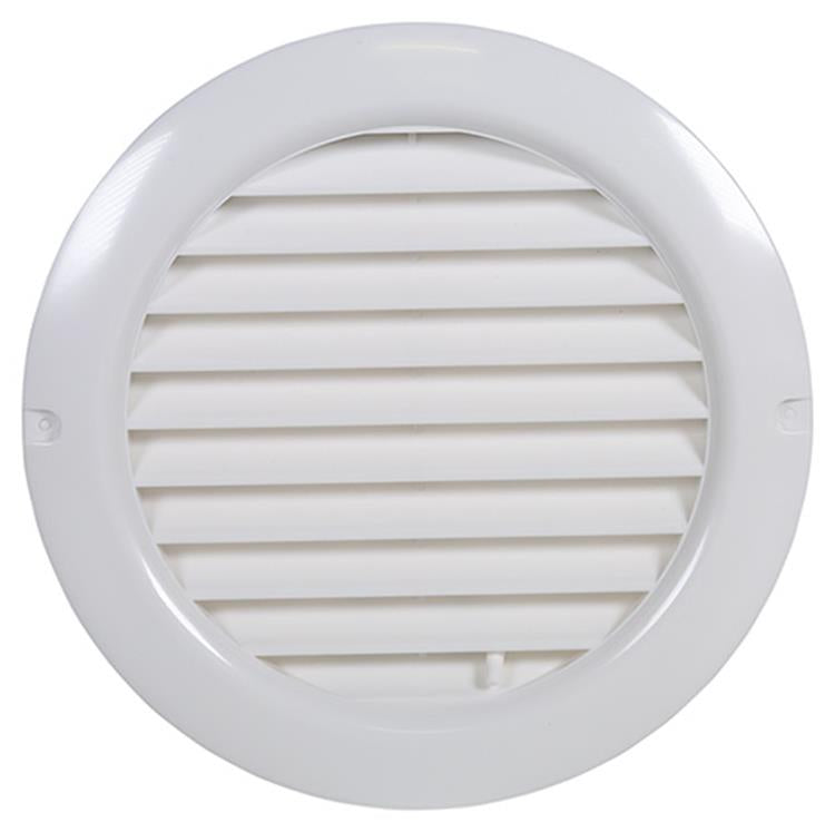 Afbeelding laden in galerijviewer, Renson 1006743 - rooster rond pvc735 wit 100-150mm | 1 stuks

