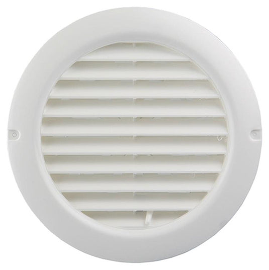 Renson 1006376 - ronde regelbare rooster inb. 735 pvc ral 9010 ø 100-150 | 2 stuks