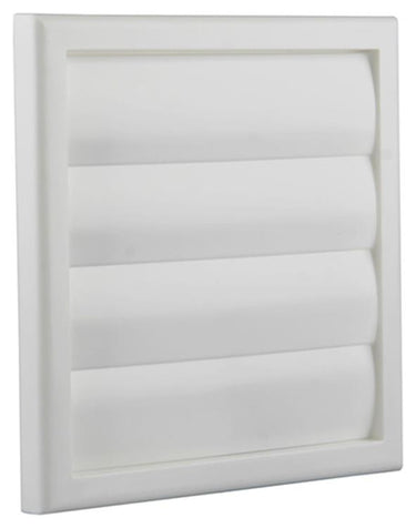 Renson 1006374 - dampkaprooster opbouw 733 pvc ral 9010 187x187mm | 2 stuks