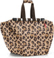 Reisenthel easyshoppingbag shopper voor winkelwagen - 30l - leo macchiato bruin