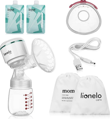 Lionelo fidi plus - borstkolf - batterij met hoge capaciteit voor maximaal 150 minuten - timer - praktische pauze