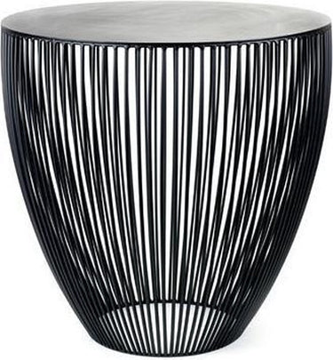 Serax - antonino sciortino metal sculptures - bijzettafel l - zwart - 50 ø