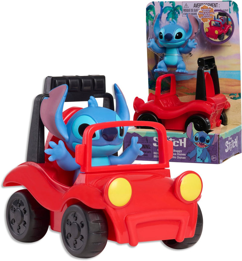 Afbeelding laden in galerijviewer, Just play stitch met strandbuggy speelgoedauto
