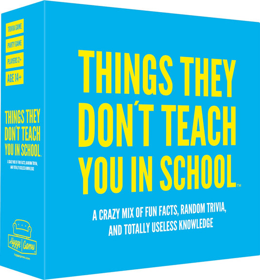 Hygge games - partyspel - things they don't teach you in school