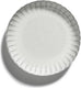 Serax - sergio herman inku - hoog bord m - wit - 21 ø - 2 stuks
