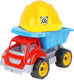Paradiso toys dump truck + helmet