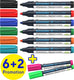 Schneider schrijfwaren whiteboard-marker schneider 96082000 maxx 290 kleurenassortiment