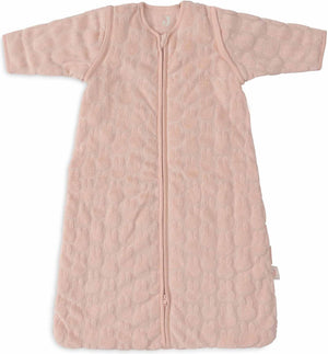 Jollein x nijntje - baby slaapzak winter met afritsbare mouw 110cm - miffy jacquard wild rose - winterslaapzak