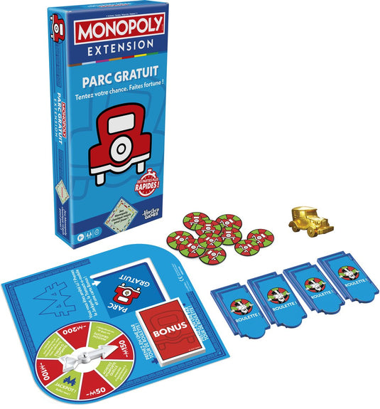 Monopoly uitbreiding gratis parkeren