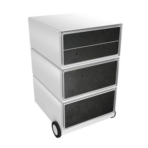 Mobiel ladeblok paperflow blackboard zwart wit abs, polystyreen