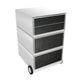 Mobiel ladeblok paperflow blackboard zwart wit abs, polystyreen