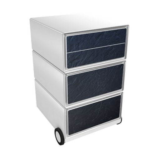 Mobiel ladeblok paperflow coated zwart wit abs, polystyreen