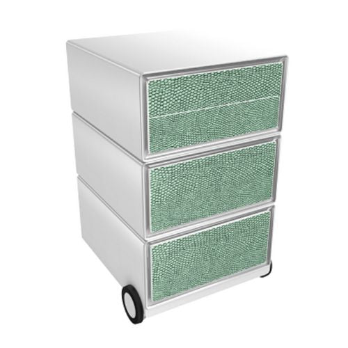 Mobiel ladeblok paperflow snake groen, wit abs, polystyreen