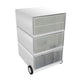 Mobiel ladeblok paperflow roller grijs, wit abs, polystyreen