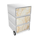 Mobiel ladeblok paperflow gold leaves goud, wit abs, polystyreen