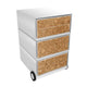 Mobiel ladeblok paperflow cork bruin, wit abs, polystyreen
