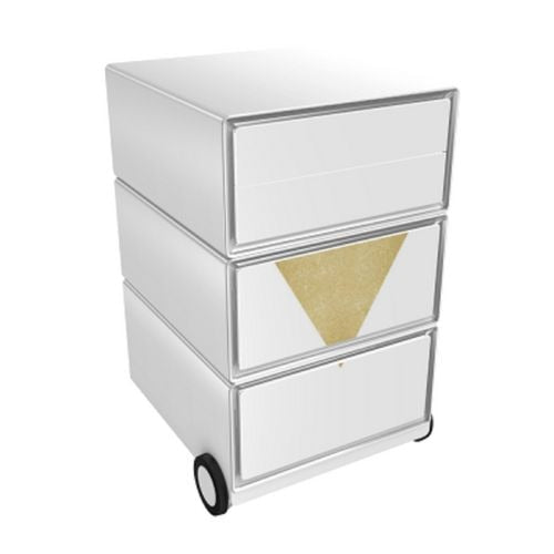 Mobiel ladeblok paperflow bermuda goud, wit abs, polystyreen