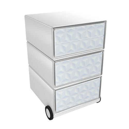 Mobiel ladeblok paperflow relief wit abs, polystyreen