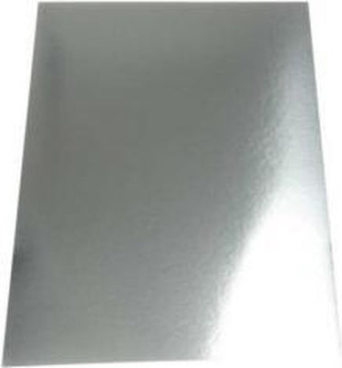 Creativ company metallic foliekarton a4 zilver 10 vel