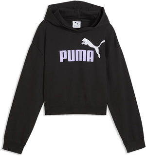 Puma ess 2 color no 1 logo short length hoodie tr g 164