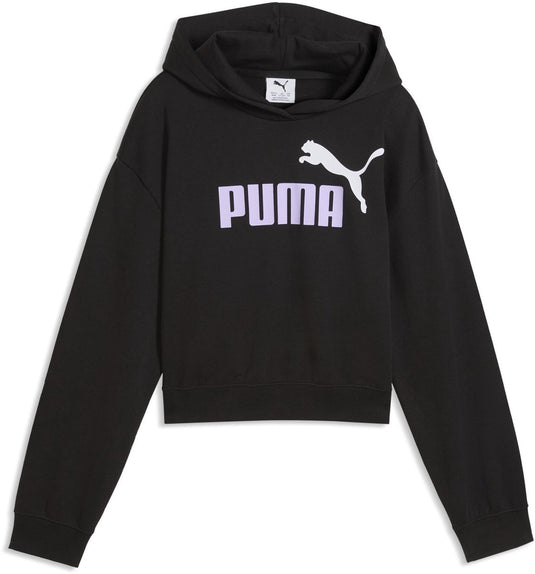 Puma ess 2 color no 1 logo short length hoodie tr g 164