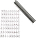 Creativ company stempelset rubber letters en cijfers wit