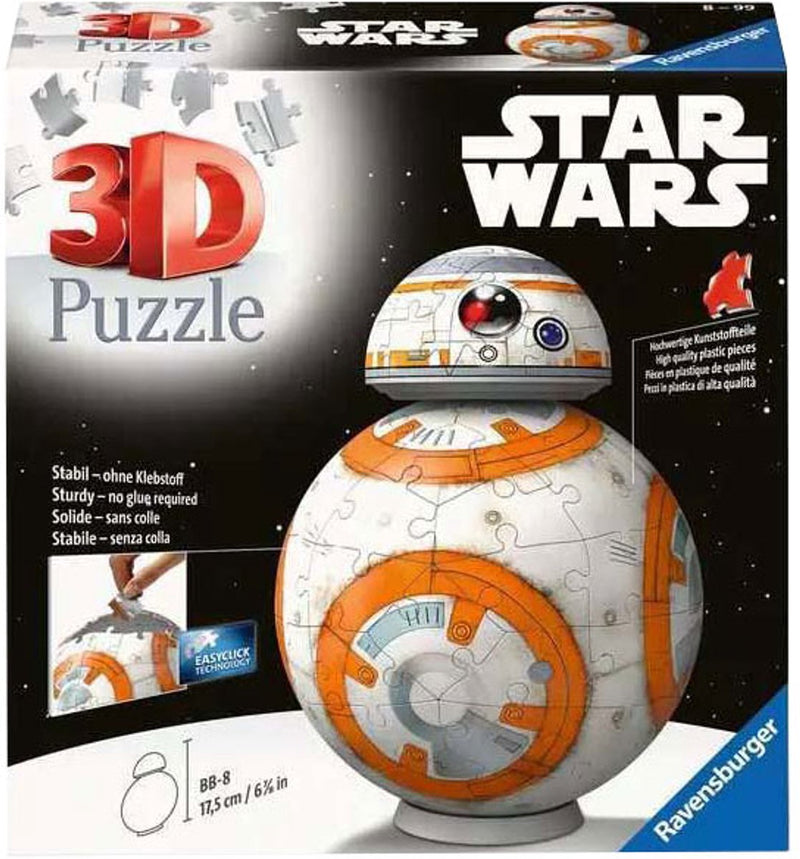 Afbeelding laden in galerijviewer, Ravensburger star wars bb8 - 3d puzzel

