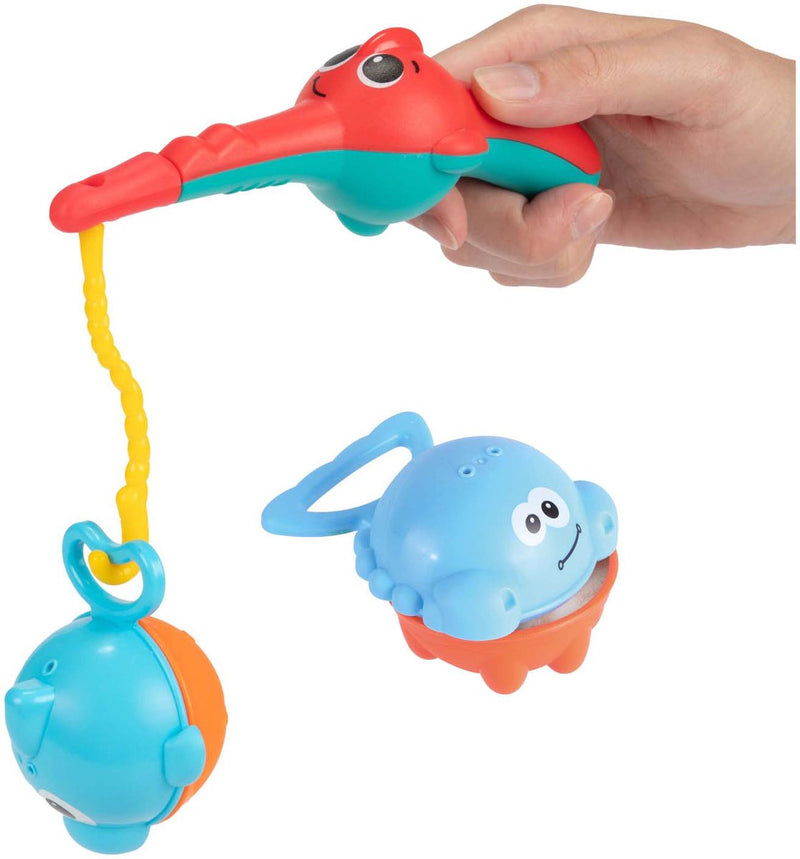 Afbeelding laden in galerijviewer, Toi-toys little stars badspeelgoed vishengel met 3 vissen, 4dlg.
