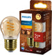 Philips led kogellamp spiraal goud - 25 w - e27 - dimbaar extra warmwit licht