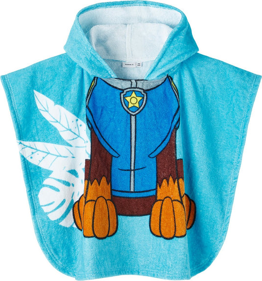 Paw patrol badponcho en badcape voor jongens - praktisch - comfortabel - one size