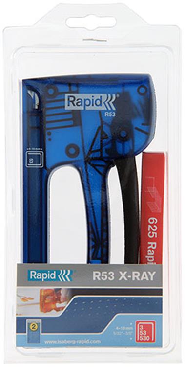 Afbeelding laden in galerijviewer, Rapid 1011507 - nietapparaat r 53 x ray blauw | 1 stuks
