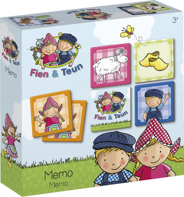 Bambolino fien teun memo spelletje - geheugen spel educatief spelgoed - boerderij - toys - vanaf 3 jaar