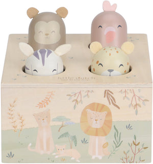 Little dutch houten pop-up safari friends fsc
