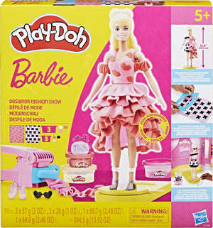 Play-doh barbie designer fashion show - 6 kleipotjes