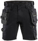 Blåkläder short 2-weg stretch 1752-1832-9900 zwart c48