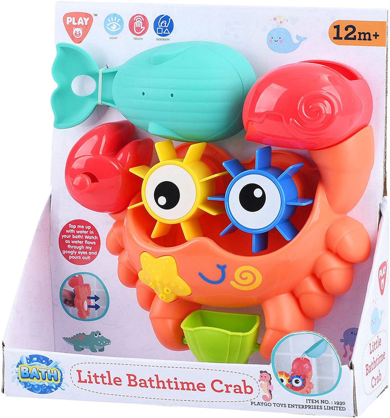 Afbeelding laden in galerijviewer, Playgo badspeelgoed krab met zuignappen voor in bad - kleurrijk waterspeelgoed.
